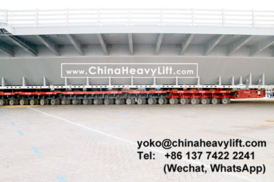 compatible Scheuerle SPMT, 100 axle line Chinaheavylift SPMT Self ...