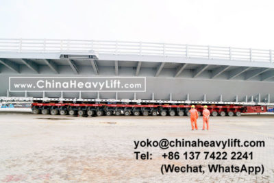 Spmt Roro Ramp compatible Scheuerle SPMT, 100 axle line Chinaheavylift SPMT Self ...