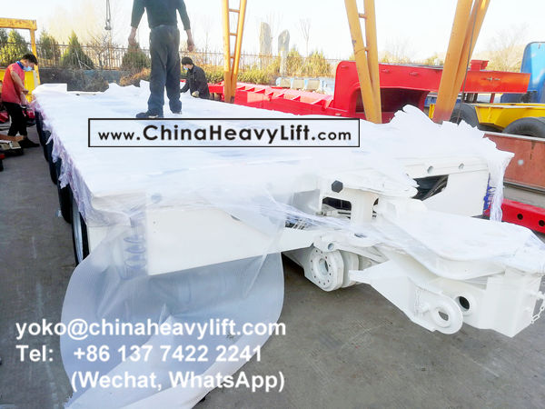 CHINA HEAVY LIFT manufacture 10 axle lines Modular Trailers multi axle and hydraulic Gooseneck for Thailand, www.chinaheavylift.com