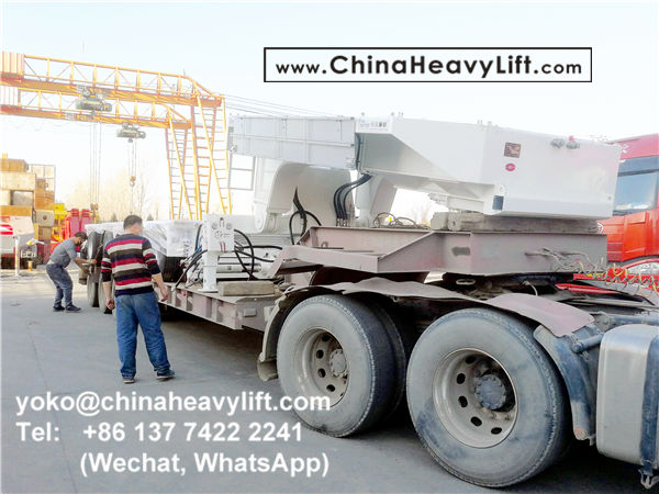 CHINA HEAVY LIFT manufacture 10 axle lines Modular Trailers multi axle and hydraulic Gooseneck for Thailand, www.chinaheavylift.com