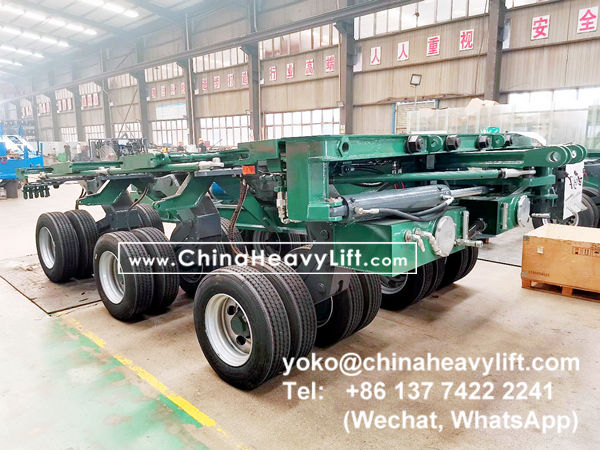 CHINA HEAVY LIFT manufacture 12 axle lines Hydraulic modular trailers compatible COMETTO multi axle trailer for Malaysia heavy transport, www.chinaheavylift.com