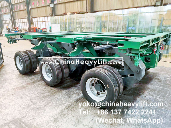 CHINA HEAVY LIFT manufacture 12 axle lines Hydraulic modular trailers compatible COMETTO multi axle trailer for Malaysia heavy transport, www.chinaheavylift.com