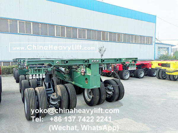 CHINA HEAVY LIFT manufacture 12 axle lines Hydraulic modular trailers compatible COMETTO multi axle trailer for Malaysia heavy transport, www.chinaheavylift.com