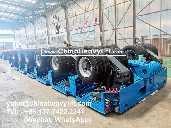 CHINA HEAVY LIFT manufacture 12 axle modular trailer multi axle compatible Goldhofer THP/SL to Malaysia, www.chinaheavylift.com