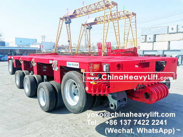 CHINA HEAVY LIFT manufacture 16 axle modular trailer multi axle compatible Goldhofer THP/SL to Vietnam HoChiMinh City, www.chinaheavylift.com