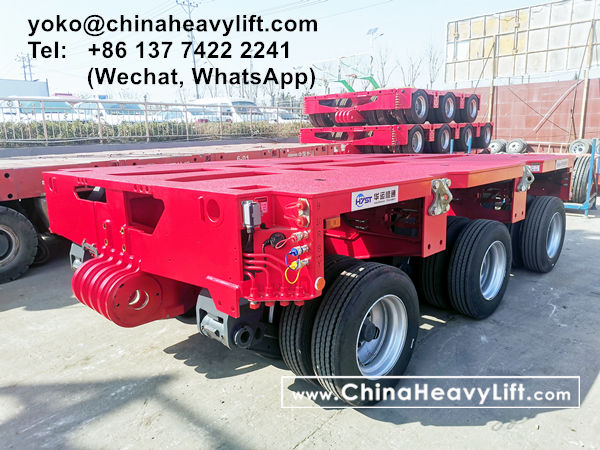 CHINA HEAVY LIFT manufacture 16 axle modular trailer multi axle compatible Goldhofer THP/SL to Vietnam HoChiMinh City, www.chinaheavylift.com