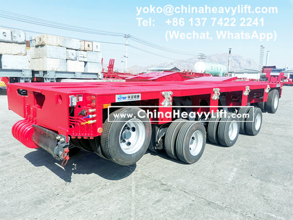 CHINA HEAVY LIFT manufacture 16 axle modular trailer multi axle compatible Goldhofer THP/SL to Vietnam HoChiMinh City, www.chinaheavylift.com