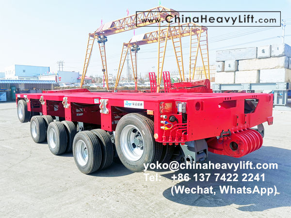 CHINA HEAVY LIFT manufacture 16 axle modular trailer multi axle compatible Goldhofer THP/SL to Vietnam HoChiMinh City, www.chinaheavylift.com