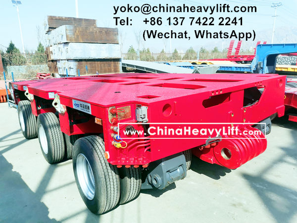 CHINA HEAVY LIFT manufacture 16 axle modular trailer multi axle compatible Goldhofer THP/SL to Vietnam HoChiMinh City, www.chinaheavylift.com