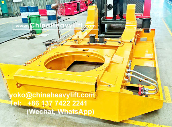 CHINA HEAVY LIFT manufacture 40 axle line modular trailer and Gooseneck compatible Goldhofer THP/SL heavy duty modules to Manila Philippines, www.chinaheavylift.com