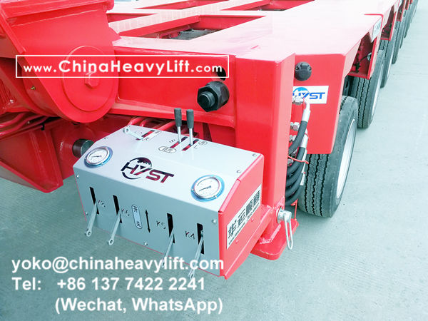 CHINAHEAVYLIFT manufacture 40 axle lines Mdoular Trailers and Gooseneck with min height 690mm lowest in market, www.chinaheavylift.com