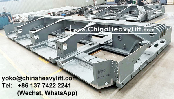 CHINA HEAVY LIFT manufacture 40 axle lines heavy duty modular trailers hydraulic multi axles and Spacer, www.chinaheavylift.com