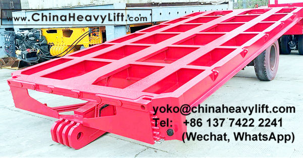 CHINA HEAVY LIFT manufacture 40 axle lines heavy duty modular trailers hydraulic multi axles and Spacer, www.chinaheavylift.com