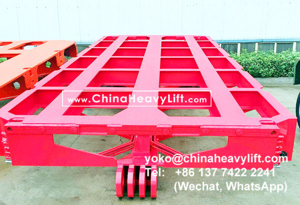 CHINA HEAVY LIFT manufacture 40 axle lines heavy duty modular trailers hydraulic multi axles and Spacer, www.chinaheavylift.com