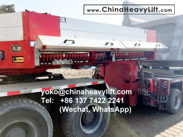 CHINA HEAVY LIFT manufacture 60 axle lines Modular Trailer and Gooseneck transport bridge girder compatible Goldhofer THP/SL hydraulic multi axle, www.chinaheavylift.com