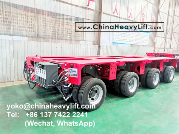 CHINA HEAVY LIFT manufacture Modular Trailers multi axles with 770mm min height, www.chinaheavylift.com