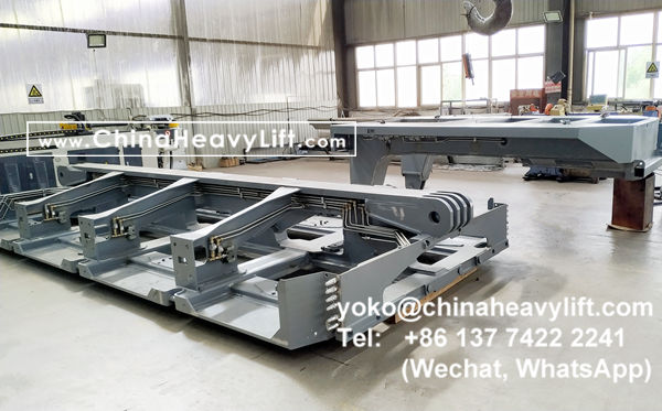 CHINA HEAVY LIFT manufacture Modular Trailers multi axles with 770mm min height, www.chinaheavylift.com