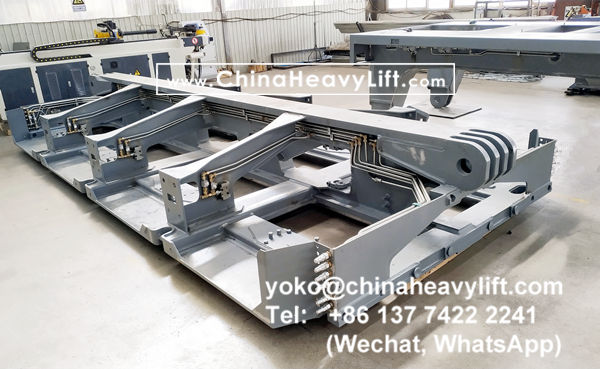 CHINA HEAVY LIFT manufacture Modular Trailers multi axles with 770mm min height, www.chinaheavylift.com