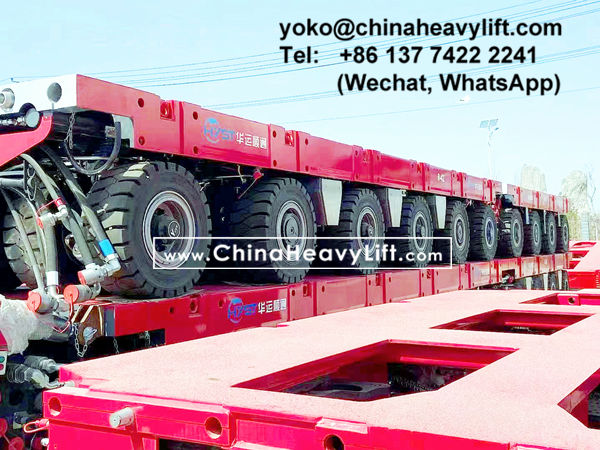 CHINA HEAVY LIFT manufacture SPMT Self-propelled Modular Transporters compatible Scheuerle SPMT ready for delivery, www.chinaheavylift.com
