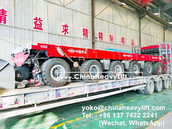 CHINA HEAVY LIFT manufacture SPMT Self-propelled Modular Transporters deliver from factory, compatible Scheuerle SPMT, www.chinaheavylift.com