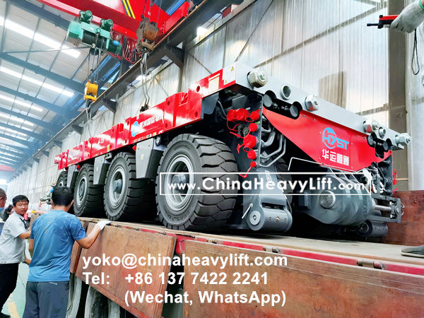 CHINA HEAVY LIFT manufacture SPMT Self-propelled Modular Transporters deliver from factory, compatible Scheuerle SPMT, www.chinaheavylift.com