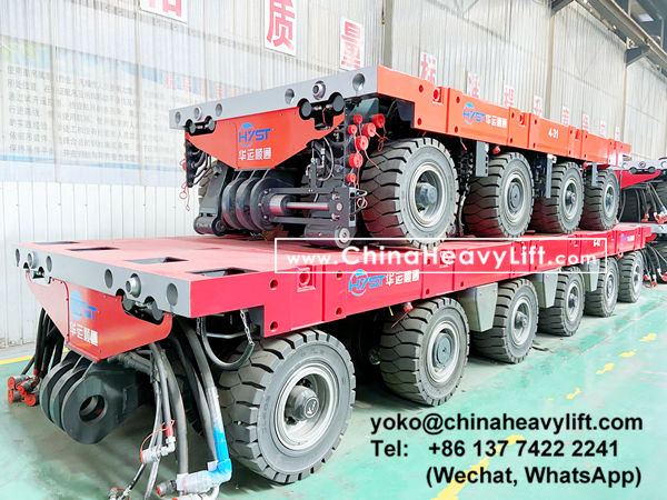 CHINA HEAVY LIFT manufacture compatible Scheuerle SPMT Self-propelled Modular Transporters and PPU power pack unit, www.chinaheavylift.com