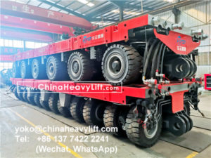 compatible Scheuerle SPMT, CHINAHEAVYLIFT manufacture SPMT Self-propelled Modular Transporters and PPU power pack unit
