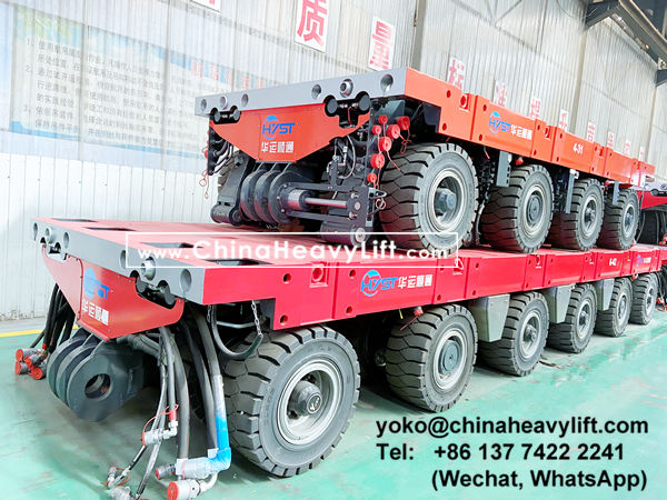 CHINA HEAVY LIFT manufacture compatible Scheuerle SPMT Self-propelled Modular Transporters and PPU power pack unit, www.chinaheavylift.com