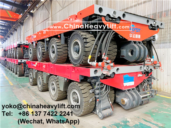 CHINA HEAVY LIFT manufacture compatible Scheuerle SPMT Self-propelled Modular Transporters and PPU power pack unit, www.chinaheavylift.com