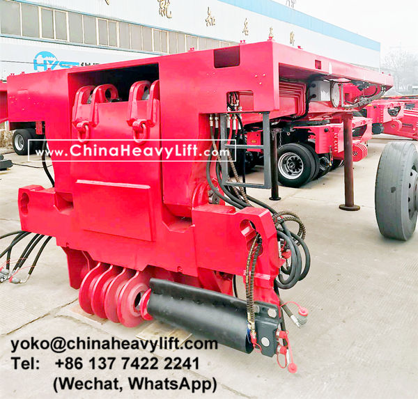 CHINA HEAVY LIFT manufacture modular trailer multi axle trailer compatible Goldhofer THP/SL heavy duty modules, and 10 axle hydraulic lowbed trailers, hydraulic suspension, hydraulic steering, hydraulic gooseneck, www.chinaheavylift.com