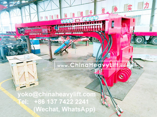 CHINA HEAVY LIFT manufacture modular trailer multi axle trailer compatible Goldhofer THP/SL heavy duty modules, and 10 axle hydraulic lowbed trailers, hydraulic suspension, hydraulic steering, hydraulic gooseneck, www.chinaheavylift.com