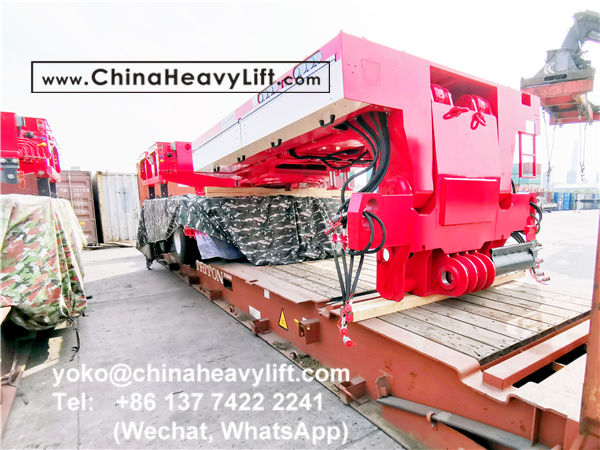 CHINA HEAVY LIFT manufacture 60 axle line Modular Trailer multi axle, gooseneck, Intermediate Spacer, TurnTable, Long-load Swivel Bolster to Thailand compatible Goldhofer THP/SL, www.chinaheavylift.com