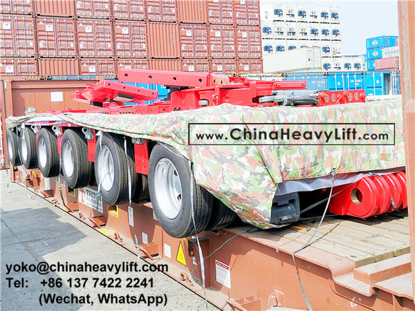 CHINA HEAVY LIFT manufacture 60 axle line Modular Trailer multi axle, gooseneck, Intermediate Spacer, TurnTable, Long-load Swivel Bolster to Thailand compatible Goldhofer THP/SL, www.chinaheavylift.com