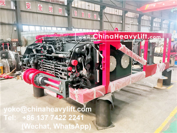 CHINA HEAVY LIFT manufacture 120 axle line Scheuerle SPMT Self-propelled Modular Transporters and PPU power pack unit, www.chinaheavylift.com