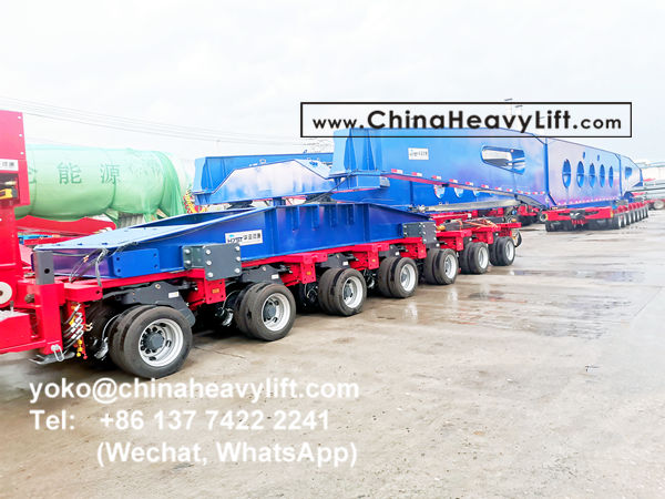 CHINA HEAVY LIFT manufacture 240 ton High Girder Bridge and Nicolas modular trailer multi axles, www.chinaheavylift.com