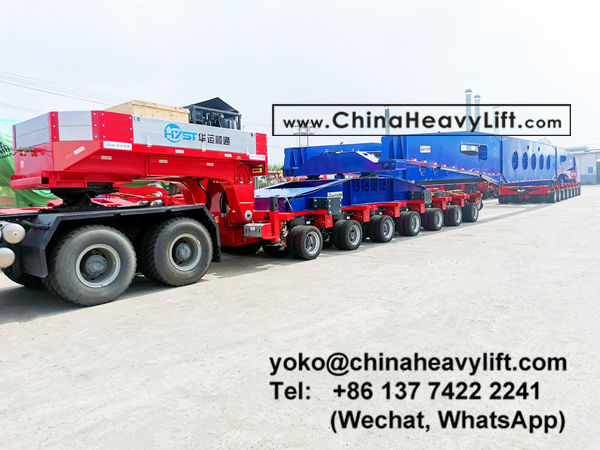 CHINA HEAVY LIFT manufacture 240 ton High Girder Bridge and Nicolas modular trailer multi axles, www.chinaheavylift.com