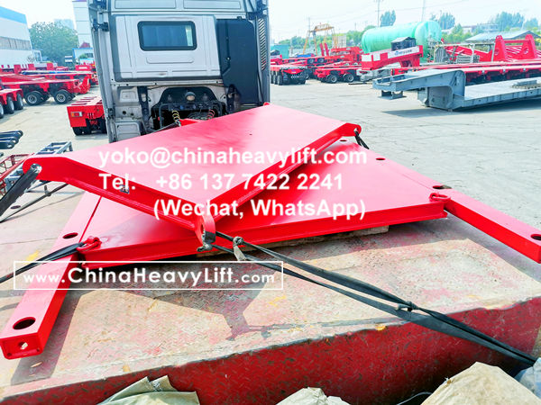 CHINA HEAVY LIFT manufacture Load-load Hydraulic steering Turntable Swivel Bolster for Malaysia compatible Goldhofer THP/SL modular trailer, www.chinaheavylift.com