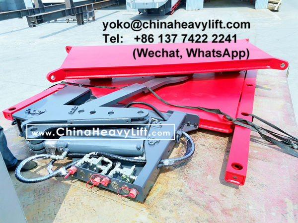 CHINA HEAVY LIFT manufacture Load-load Hydraulic steering Turntable Swivel Bolster for Malaysia compatible Goldhofer THP/SL modular trailer, www.chinaheavylift.com