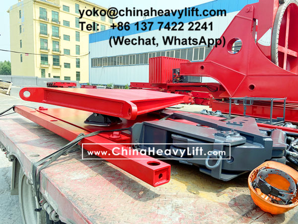 CHINA HEAVY LIFT manufacture Load-load Hydraulic steering Turntable Swivel Bolster for Malaysia compatible Goldhofer THP/SL modular trailer, www.chinaheavylift.com