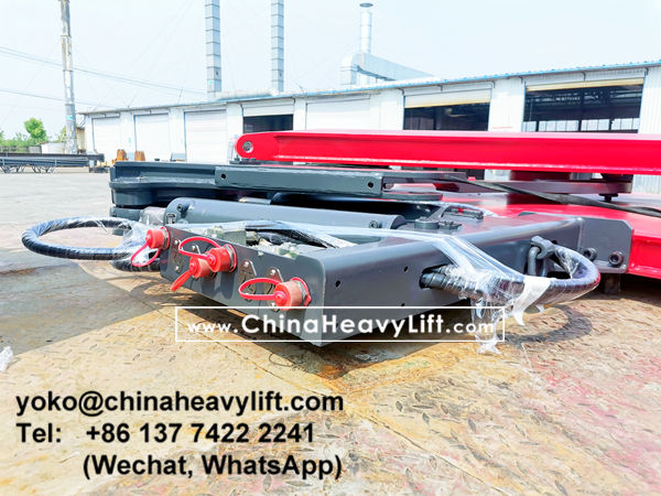 CHINA HEAVY LIFT manufacture Load-load Hydraulic steering Turntable Swivel Bolster for Malaysia compatible Goldhofer THP/SL modular trailer, www.chinaheavylift.com