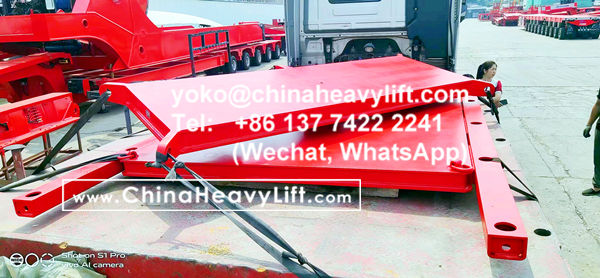 CHINA HEAVY LIFT manufacture Load-load Hydraulic steering Turntable Swivel Bolster for Malaysia compatible Goldhofer THP/SL modular trailer, www.chinaheavylift.com