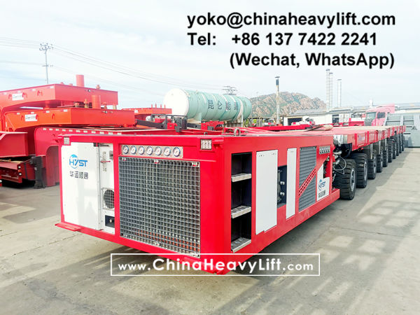 CHINA HEAVY LIFT manufacture 48 axle line Scheuerle SPMT Self-propelled Modular Transporters, PPU power pack unit and Spacer, www.chinaheavylift.com