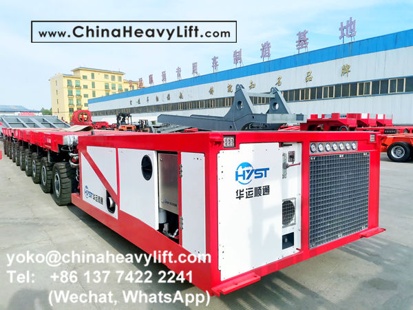 CHINA HEAVY LIFT manufacture 48 axle line Scheuerle SPMT Self-propelled Modular Transporters, PPU power pack unit and Spacer, www.chinaheavylift.com