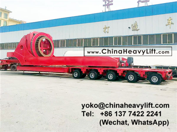 CHINA HEAVY LIFT manufacture Rotor Blade Adapter and modular trailers, Blade lifter, Lifting torque 1200 mt, www.chinaheavylift.com