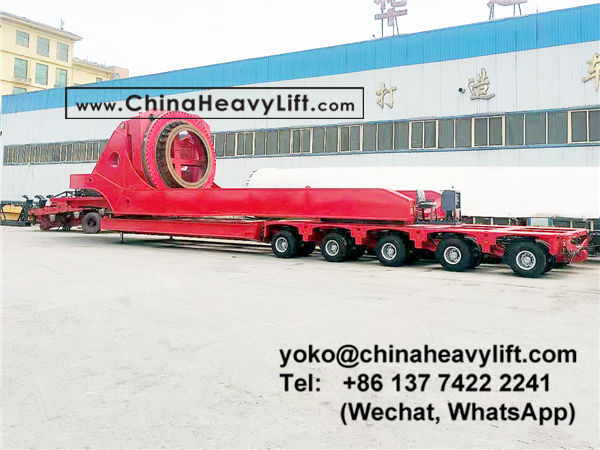 CHINA HEAVY LIFT manufacture Rotor Blade Adapter and modular trailers, Blade lifter, Lifting torque 1200 mt, www.chinaheavylift.com