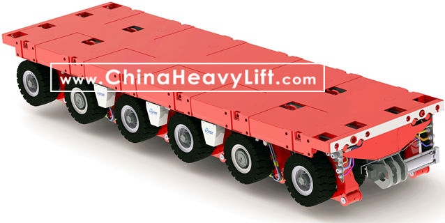 CHINA HEAVY LIFT manufacture Self-propelled Modular Transporters (SPMT) Scheuerle Electronic Steering, Independent Control, www.chinaheavylift.com