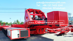 Wind Blade Adapter, Turbine Rotor Blade Adapter Lifting moment 1200mt, Blade lifter on modular trailers