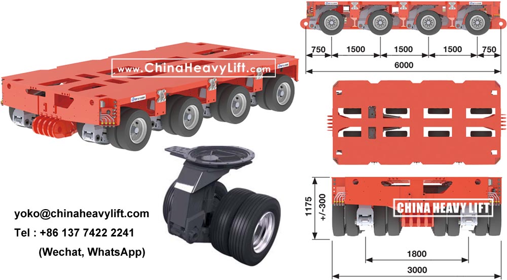 goldhofer drawing, www.chinaheavylift.com