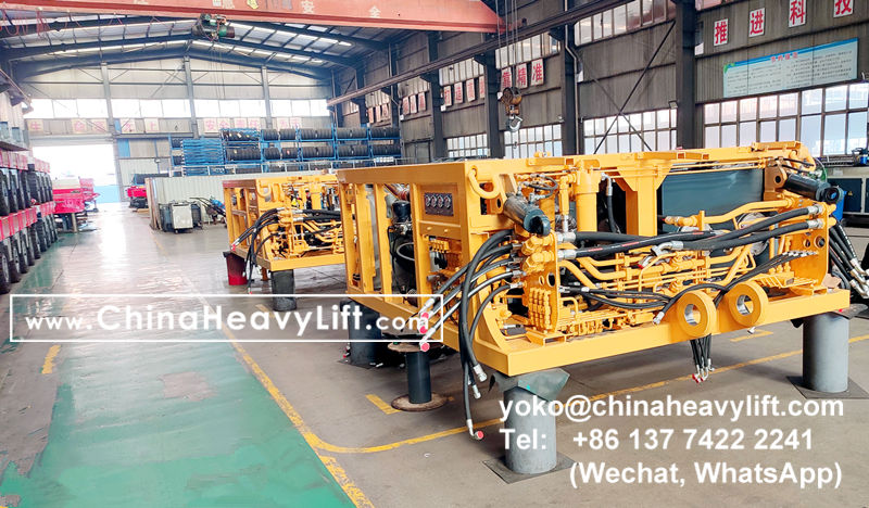 CHINA HEAVY LIFT manufacture 120 axle line Scheuerle SPMT Self-propelled Modular Transporters PPU power pack unit, www.chinaheavylift.com