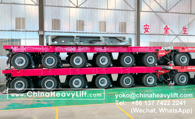 CHINA HEAVY LIFT manufacture 120 axle line Scheuerle SPMT Self-propelled Modular Transporters PPU power pack unit, www.chinaheavylift.com